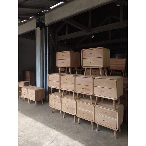 nakas kecil laci minimalis kayu jati furniture mebel jepara