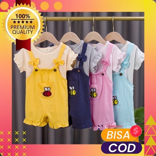 F47 Girlset Skirt Leopard - Setelan Anak Perempuan Baju Stelan Anak Cewek Korean Style Import Kekini