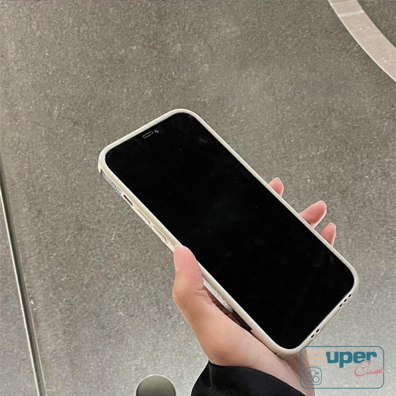 Soft Case Silikon Tekstur Kulit Hati Shockproof Untuk iPhone 7 8 Plus 11 14 13 12 Pro Max XR 7Plus X XS Max