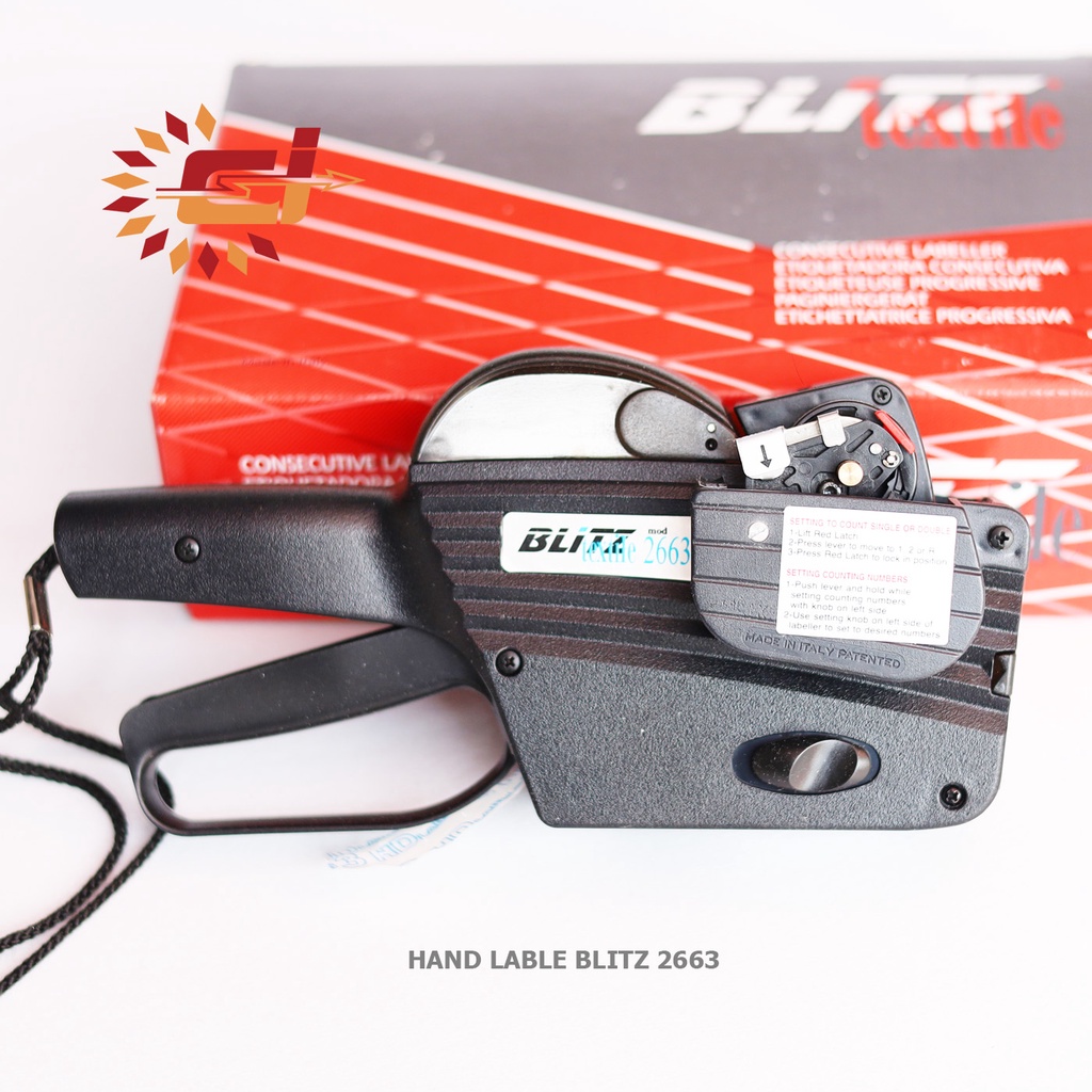 Mesin Numbering 9 Digit/ Hand Lable Blitz 2663/ Mesin Metto 9 Digit