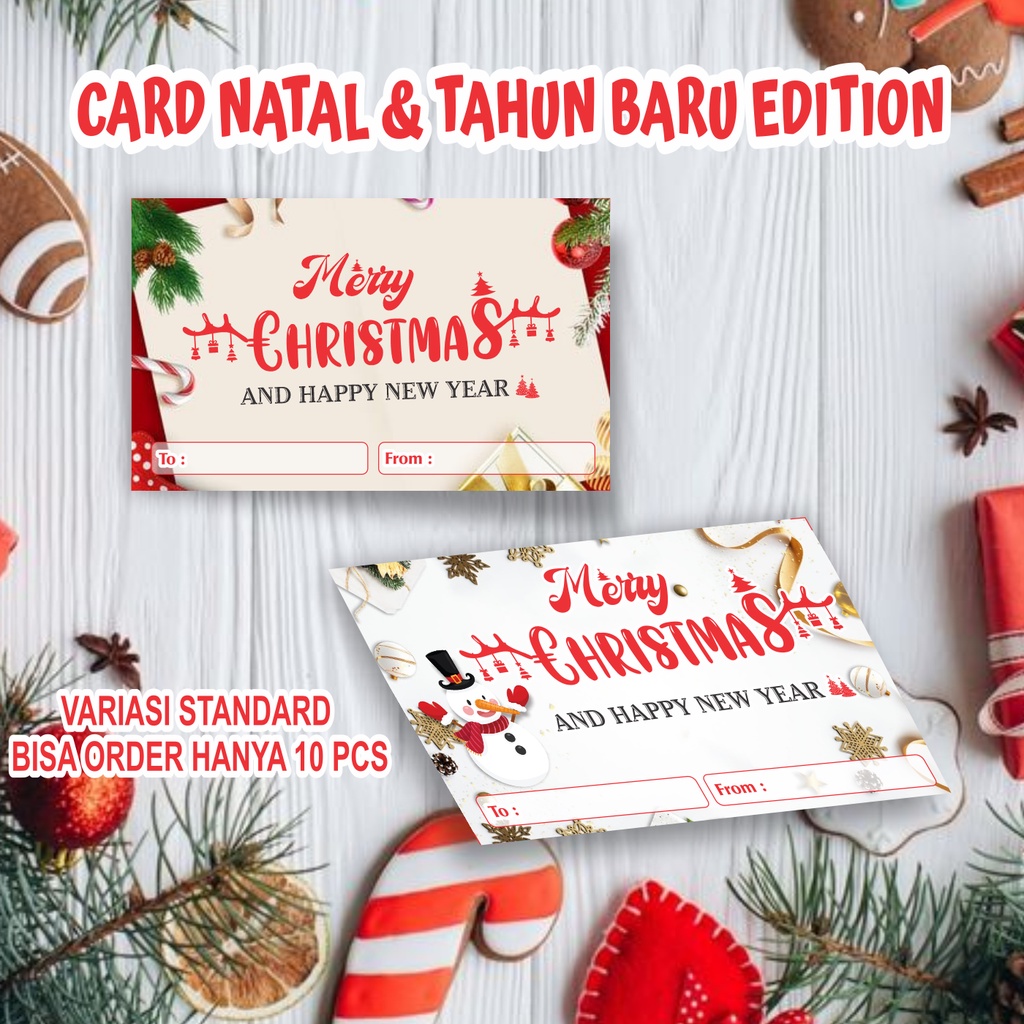 Jual Kartu Ucapan Natal Merry Christmas Greeting Card Natal Gift