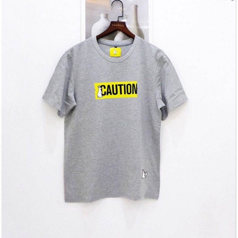 kaos / t-shirt caution FR2 - fvvcking rabbit