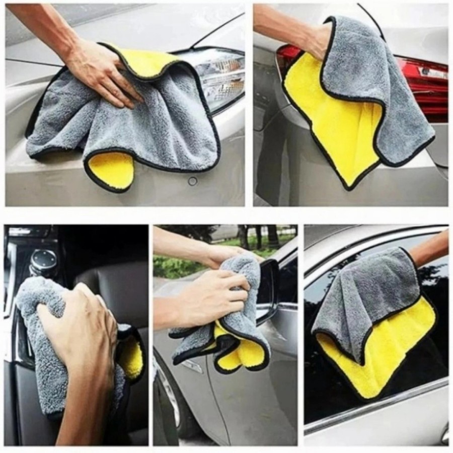 HS KAIN LAP MOBIL MICROFIBER KAIN LAP MOTOR DAPUR CAR WASH TOWEL