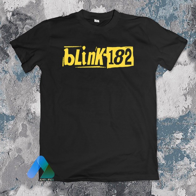 Kaos Band BLINK 182 - NEW ERA LOGO (W/ Backprint)