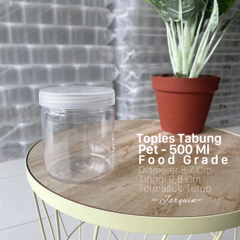 Toples Plastik 500 ML - Toples Plastik 500 ML - Toples Plastik 500ML - Toples Cupang Bawang Kue Samb