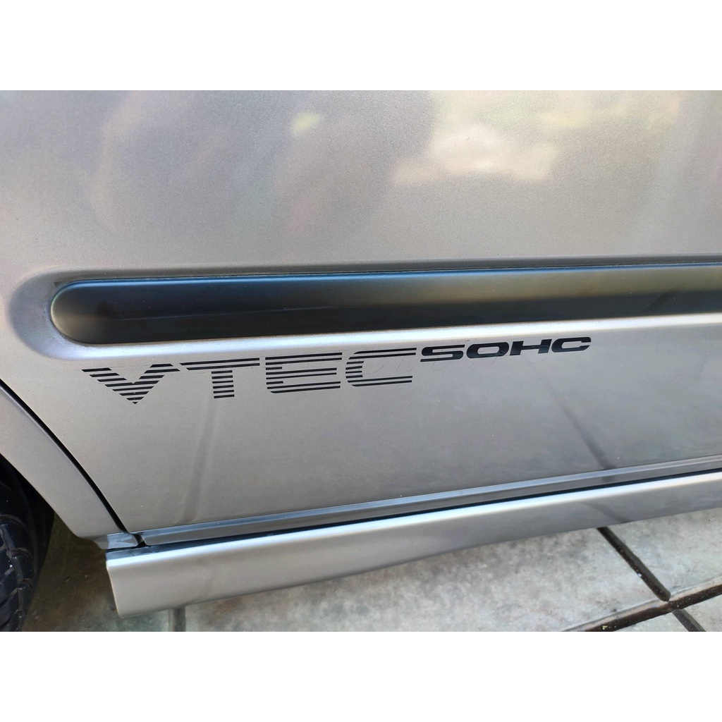 Stiker VTEC SOHC Cutting Sticker  mobil Vthcec Sohc