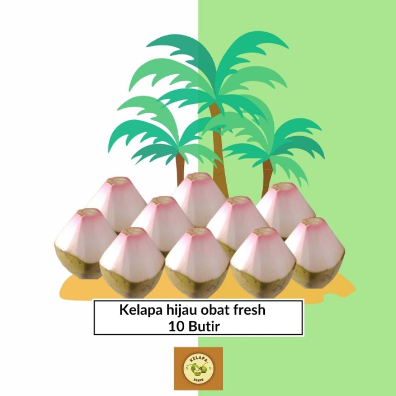 

Kelapa hijau / kelapa ijo (10 butir)