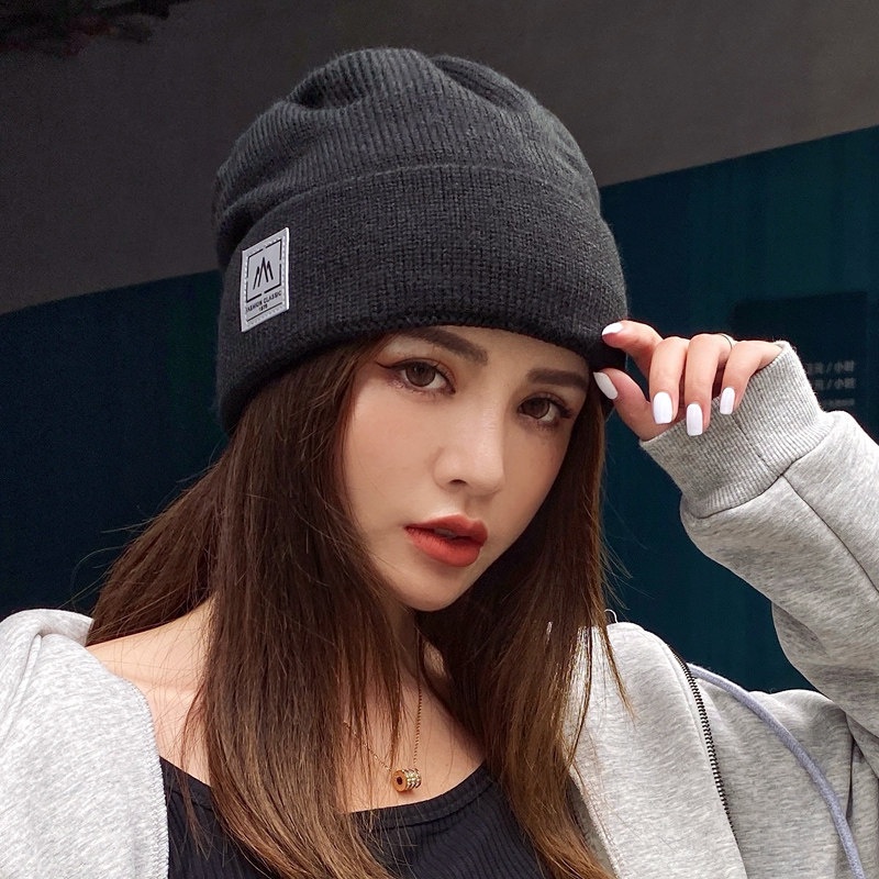 Topi Rajut Bahan Wol velvet Untuk Wanita