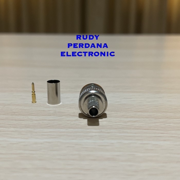 JACK BNC MALE LAKI COWOK KONEKTOR CONNECTOR CRIMPING RG6 RG 6
