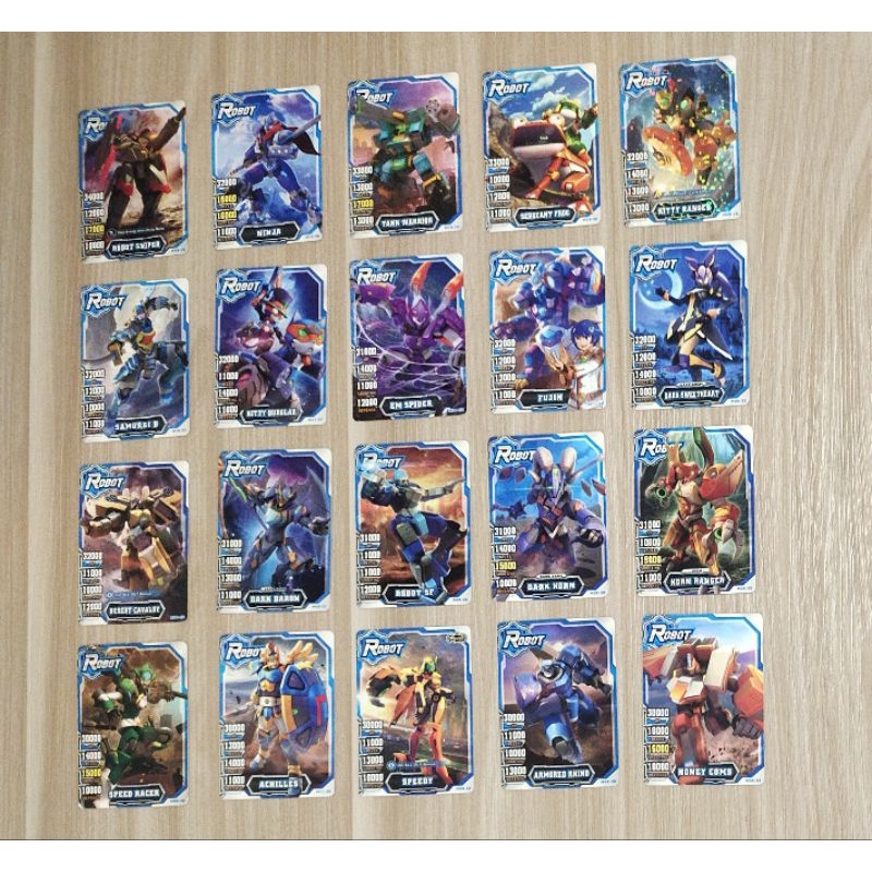 kartu Hero Of Robots Common (20kartu=50rb)