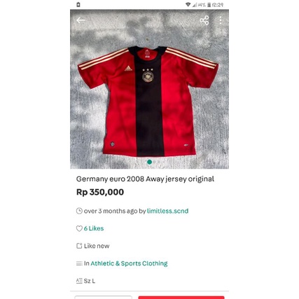 Jersey Germany away 2008 original