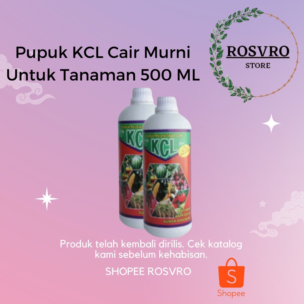 Pupuk KCL Cair Murni Untuk Tanaman 500 ML