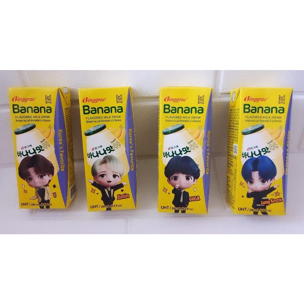Binggrae BTS Banana Milk Drink korea