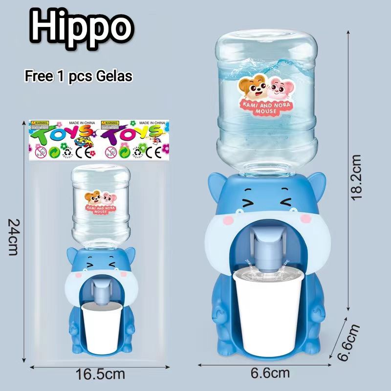 Dispenser Air Minum Mini Galon Portable Anak Air Minum Karakter