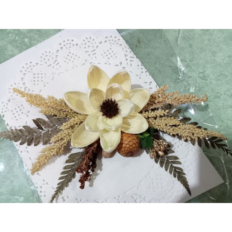 RANGKAIAN BUNGA KERING | RANGKAIAN SUDUT MAHAR