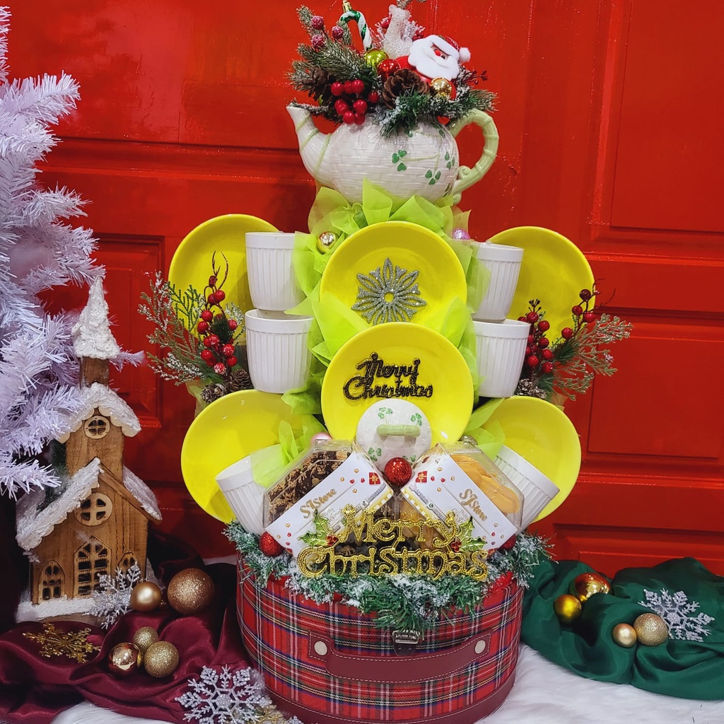 

Paket Dekorasi Hampers Natal Christmas Parcel Hadiah Kue Kering 293