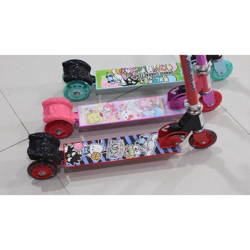 Skuter RMB Roda 3 Karakter Sanrio Hello kitty Scooter Tiga Roda