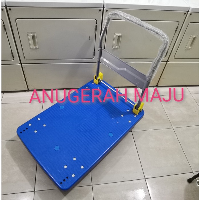 Handtruck Fiber Denko 300 Kg/Troli/Trolley/Dorongan Lipat Barang