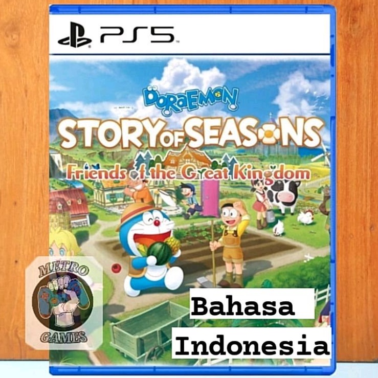 Doraemon Story Of Seasons Friends of The Great Kingdom PS5 Kaset Doraemon Story of Season PS 5 Playstation 5 Friend cd bd game games original asli terbaru mineral town ps4 ps5