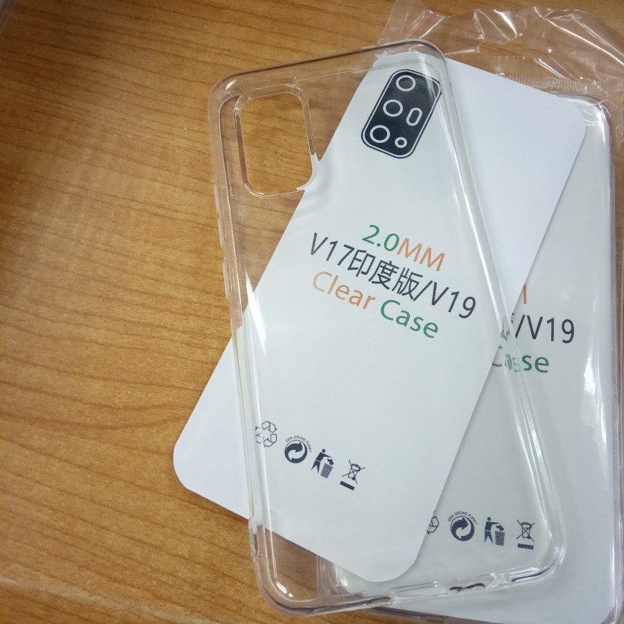 VIVO V19 CASE SILICON SOFTCASE TRANSPARAN