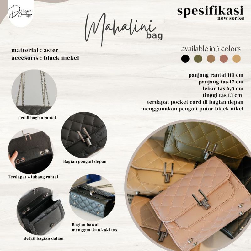 Mahalini Bag By Djisoo / Tas Mahalini / Tas Tenteng Viral