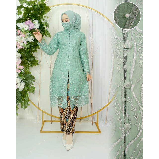 DJM&gt; REALPICT!!! New design - SET kebaya terbaru - kebaya tunik kancing depan - kebaya tunik cantik - model kebaya terlaris 2023