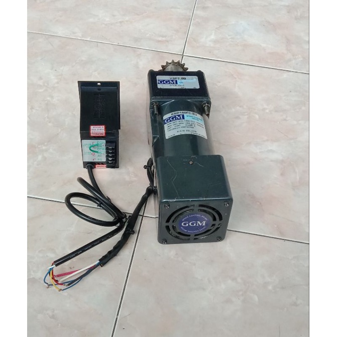 Ac Motor Gearbok GGM 220V 180W Ratio 1 : 12,5 Speed Control 128Rpm