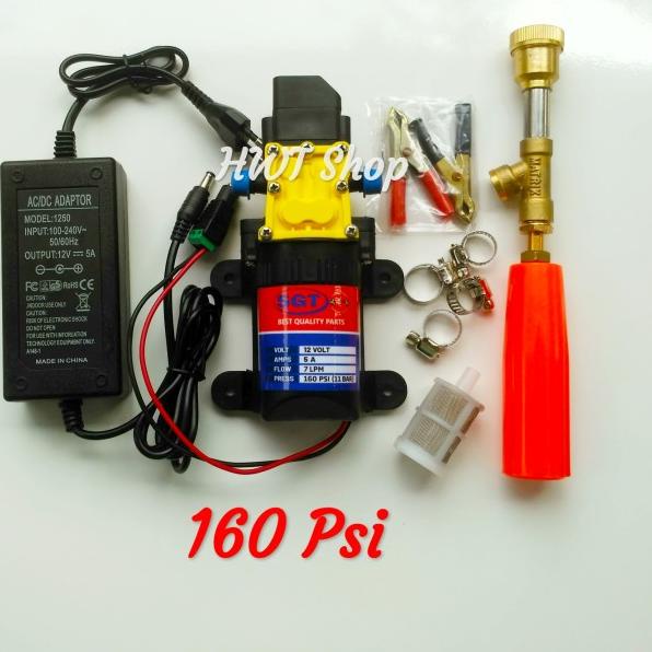 Dinamo Pompa Air Pompa Air DC 12V 160psi Pompa DC set Tanpa Selang