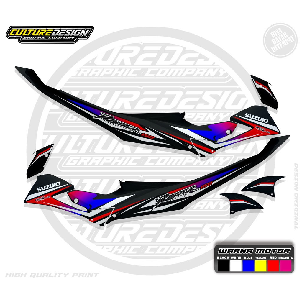 STRIPING TRANSPARAN SATRIA FU FACELIFT TYPE S