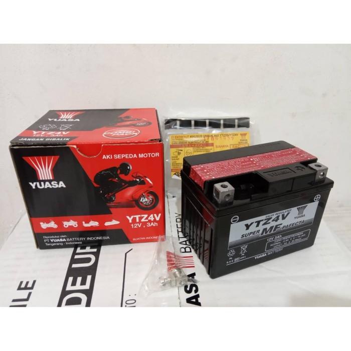 Aki Motor Honda Scoopy,Beat YUASA YTZ4V