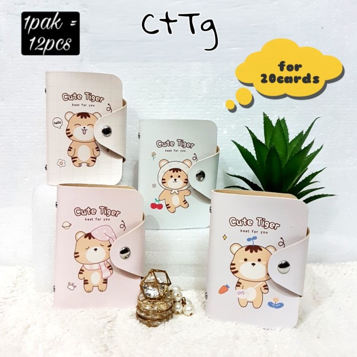 

Tempat kartu card holder bag fashion cute tiger satuan OLS76