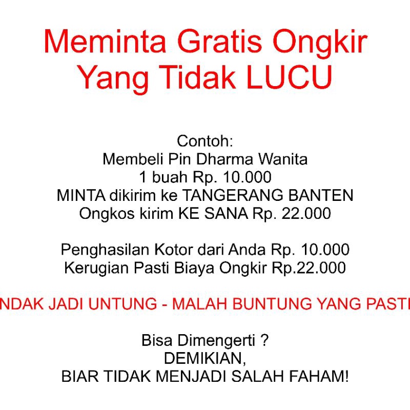 Mau Gratis Ongkir ? Bisa ! Pantaskan Jumlah Pesanan Anda