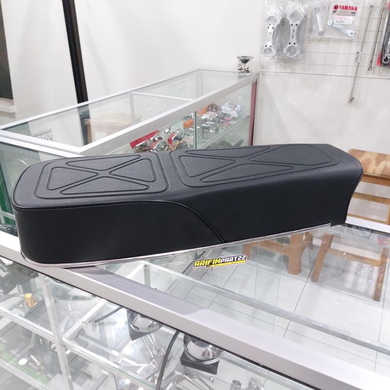 jok CB MBtech motif XX kualitas bagus sudah coak tempat aki