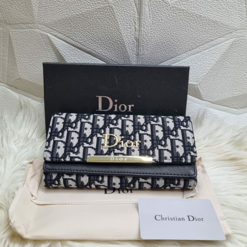 Dompet Panjang Wanita  Dr Bahan kanvas ,Import