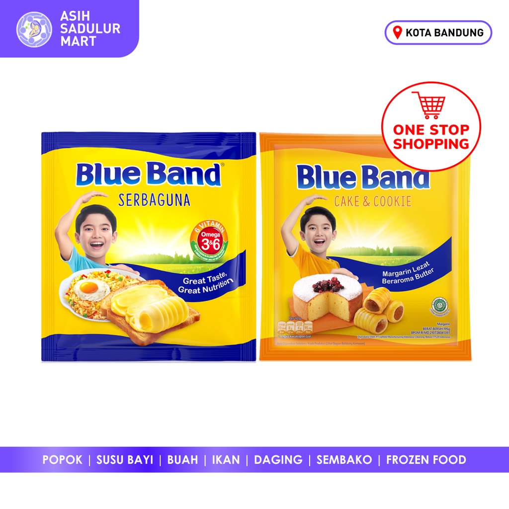 Blue Band Serbaguna / Cake &amp; Cookie 1 Sachet 200gr Promo Bandung