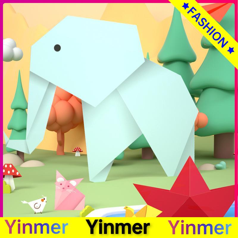 COD✨ Kertas Karton Buatan tangan 10 warna anak-anak Karton Kertas Origami Siswa Sekolah Dasar Taman Kanak-kanak-Yinmer