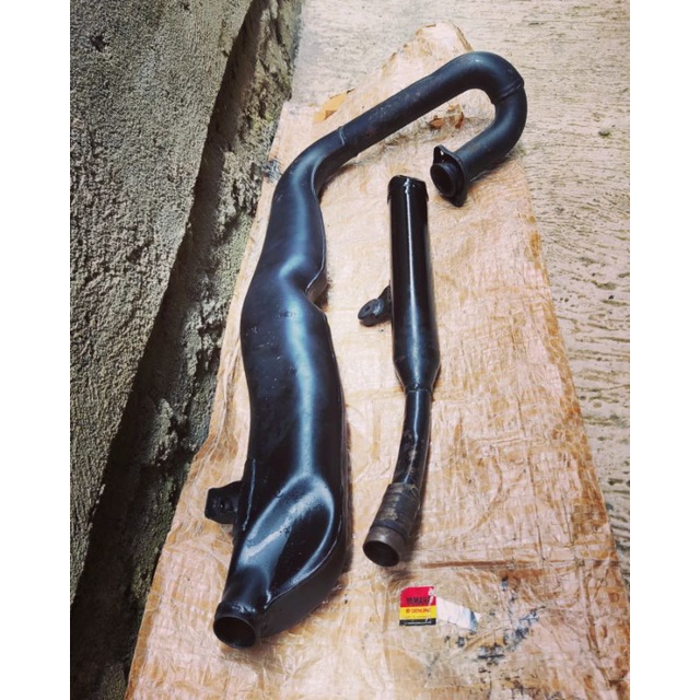 Knalpot Yamaha DT100 Lambung Lengkap Slencer ex JDM Japanese Domestic Market DTx Exhaust Pipe Silenc