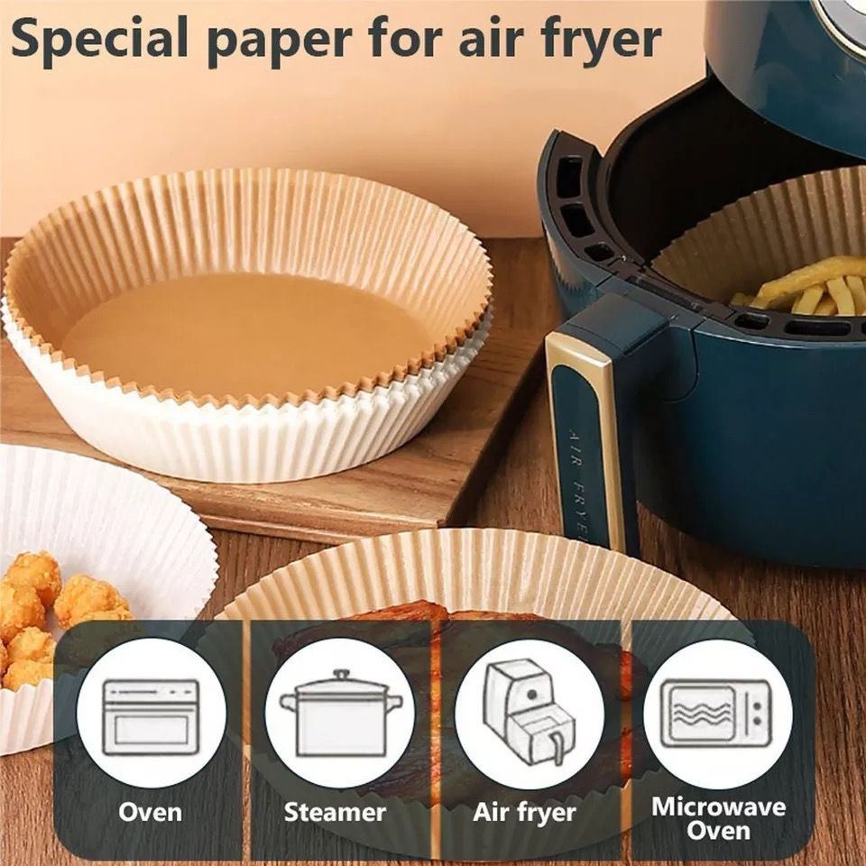 kertas paper air fryer parchment anti lengket oil proof tahan minyak / airfryer kitchen cookers steamer