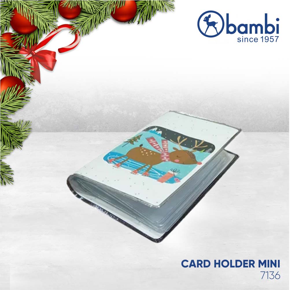

Bambi Card Holder Mini Chrismast Series Card Pouch Original