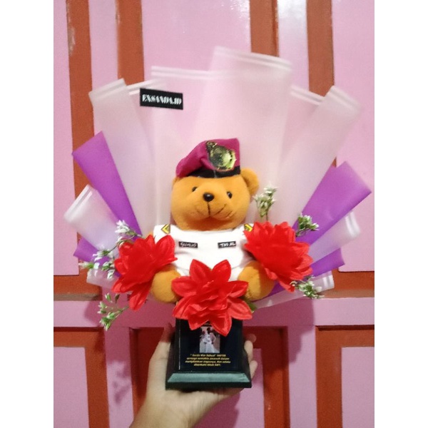BUCKET BONEKA PIALA TNI AL //PELAUT //TNI AL//MARINIR//BONEKA PIALA COSTUM
