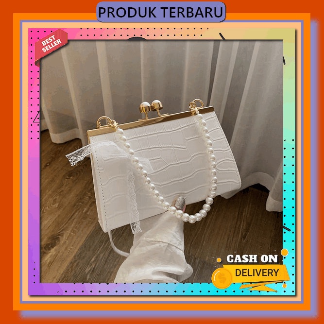 Tas Wanita Cantik Model Terbaru Tali Rantai Selempang Karakter Motif Simpel Unik Lucu Kekinian Buat 