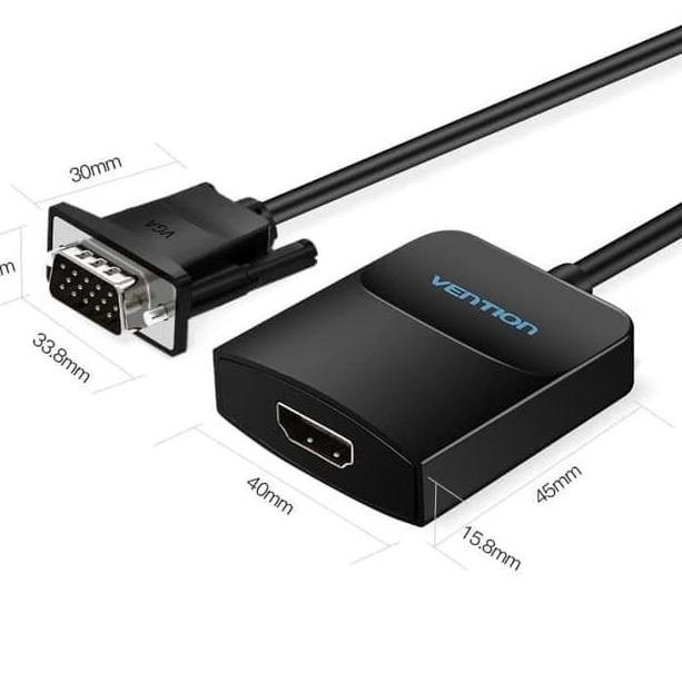 Vention ACN Adapter Converter VGA Male to HDMI Female