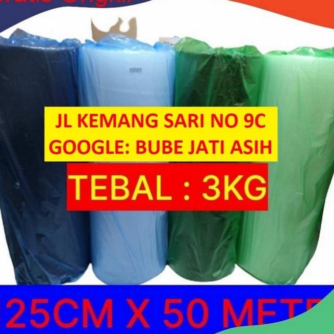

bubble wrap 125cm x 50m - Hitam, TEBAL 2.4KG