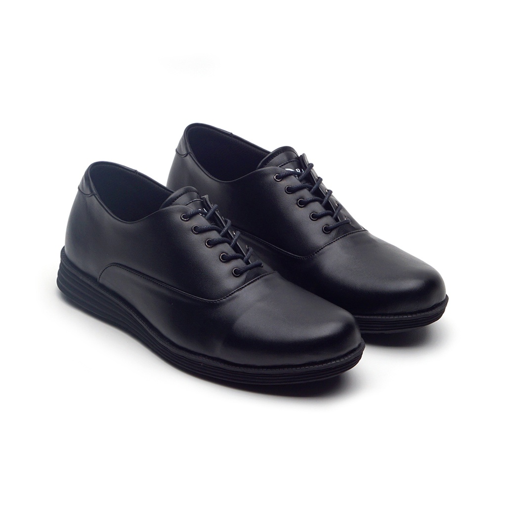 JARVIS BLACK ORIGINAL x RAN Sepatu Loafers Full Hitam Pria Slip On Formal Casual Kerja Kantor Slop Resmi Kantoran Pesta Wedding Kondangan Nikah Selop Jalan Santai Hangout Kuliah Penny Loafer Semi Kulit Premium Men Footwear Keren Terbaru Kekinian Branded