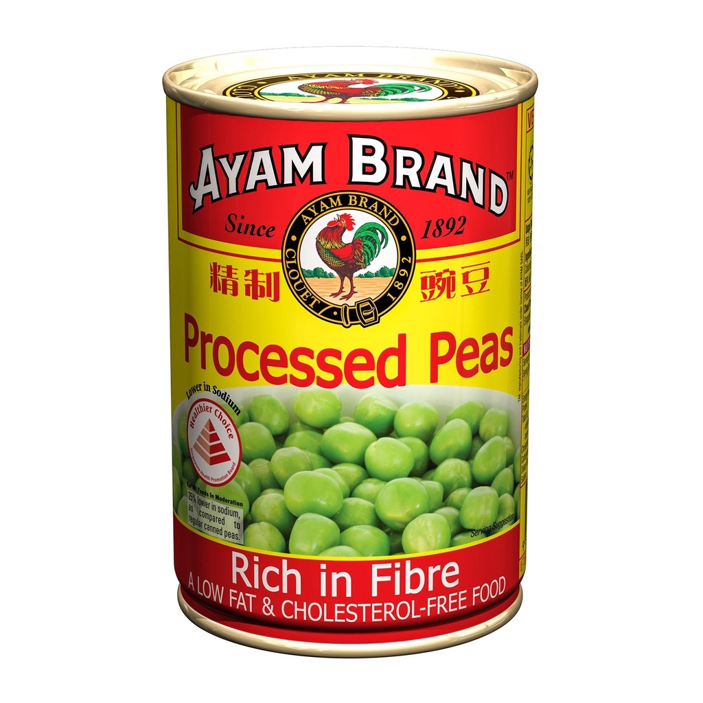 

Kacang Polong / Processed Peas Ayam Brand - 425gr