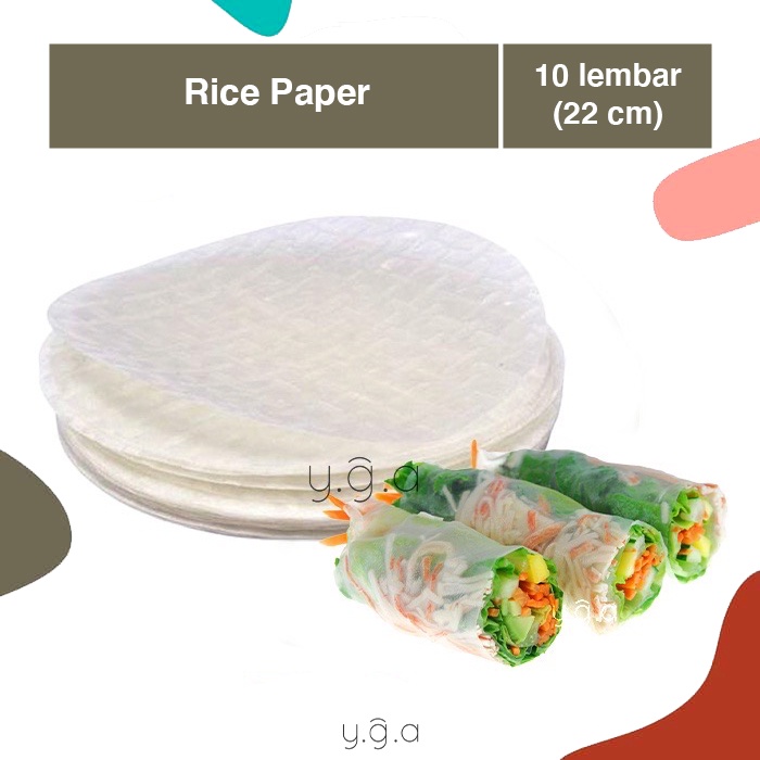 

Rice Paper / Kulit Lumpia Vietnam (10 lembar)