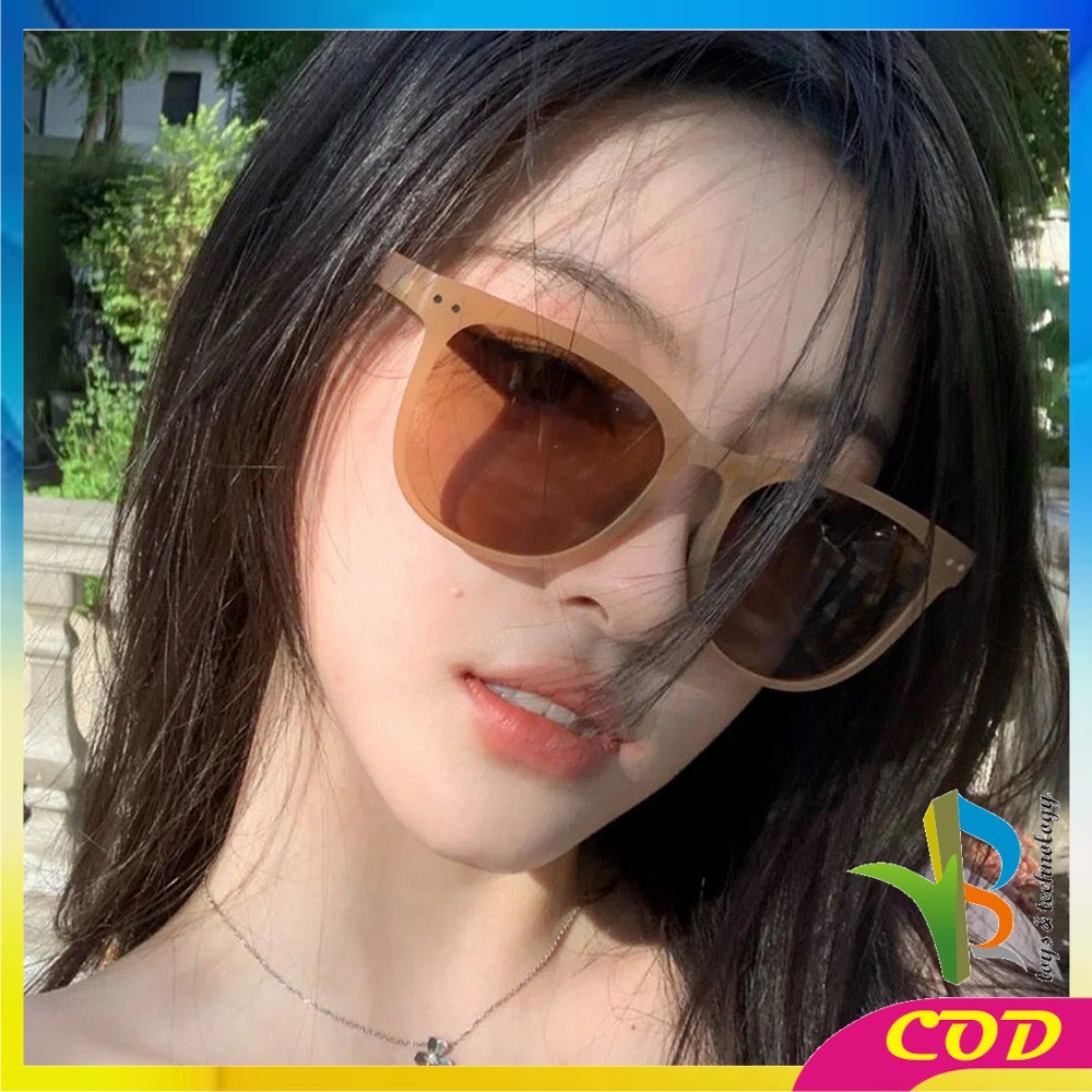 RB-C662 Kacamata Hitam Wanita Lipat Korea Fashion Kaca Mata korea Gaya Pantai Sunglasses Anti-UV Wanita Pria Import Kacamata Fashion