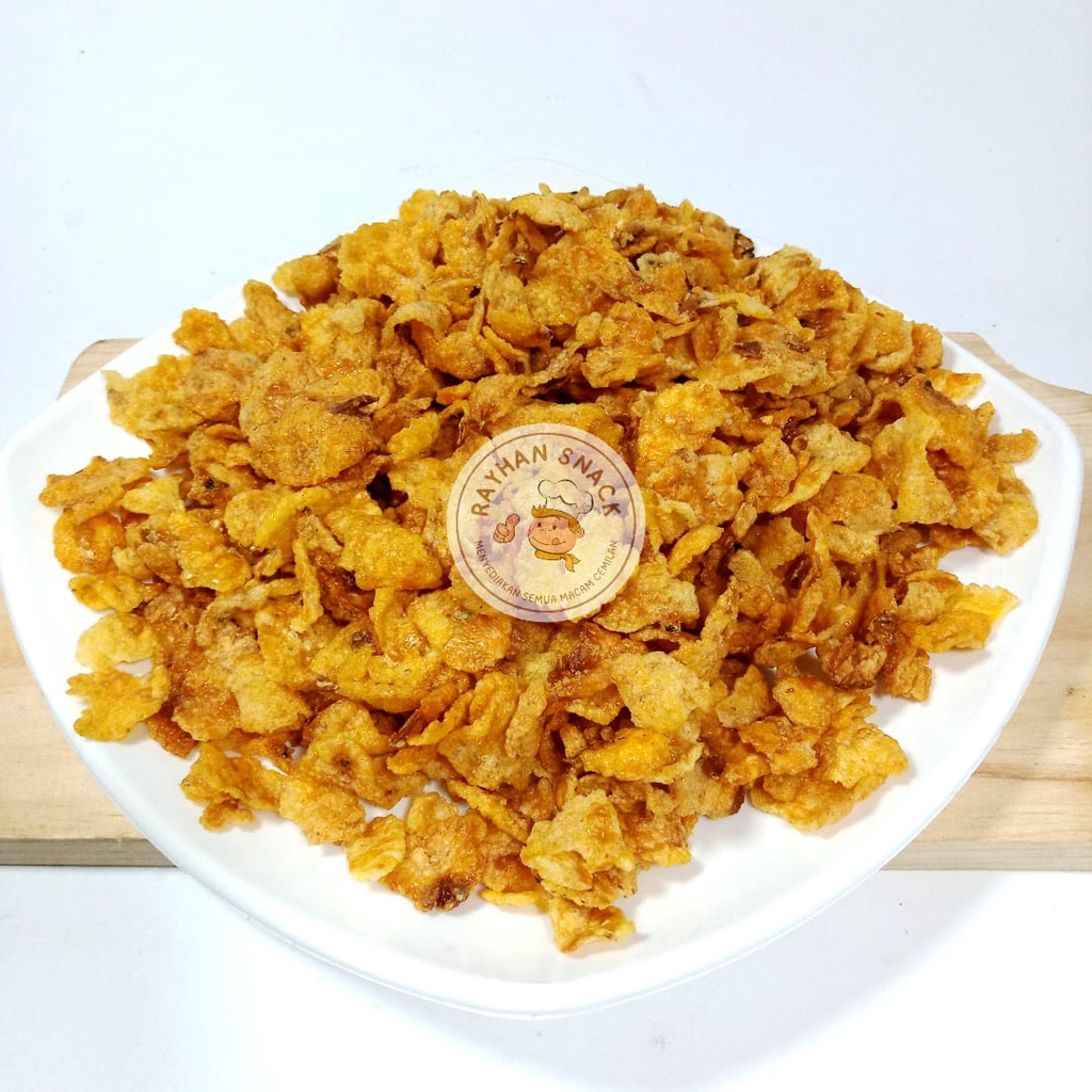 

Jagung Geprek 250gr / Emping Jagung Geprek Rasa Pedas Manis Gurih Kiloan