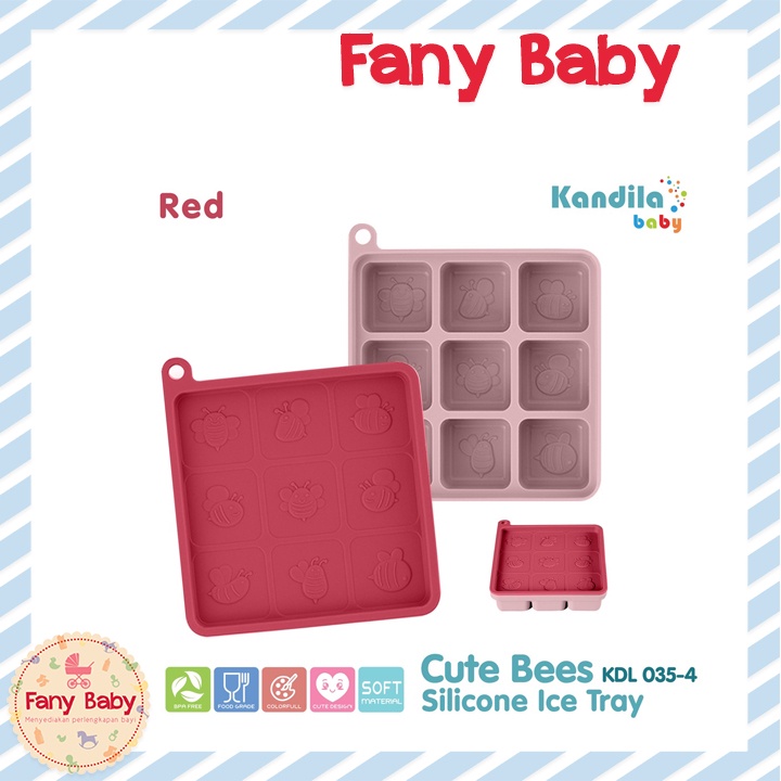 KANDILA CUTE BEES SILICONE ICE TRAY / KDL035-4