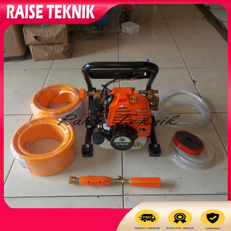 MESIN SPRAYER HAMA 2TAK HOTWIND + SELANG 20 METER